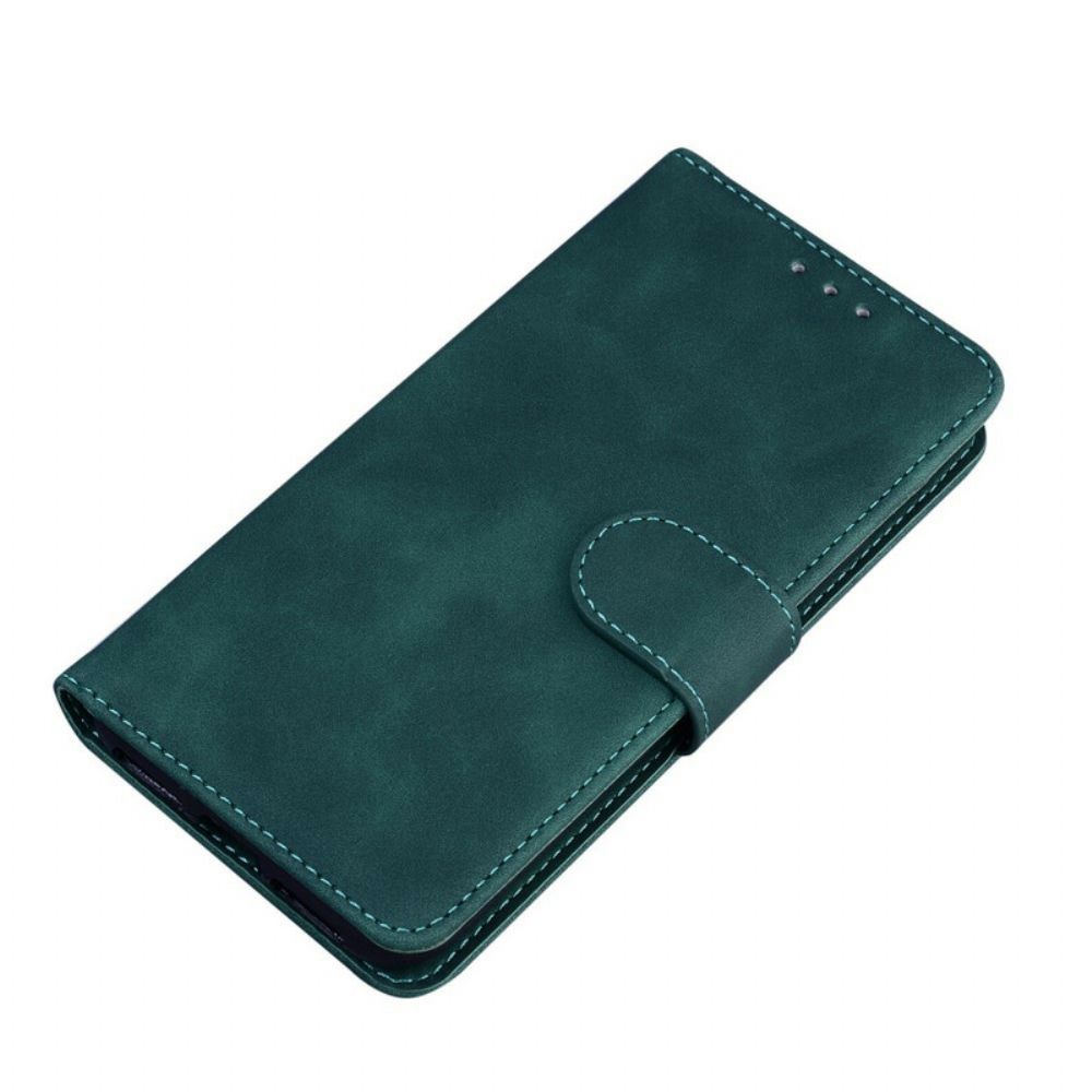 Folio-hoesje voor Samsung Galaxy M51 Zwart Leereffect