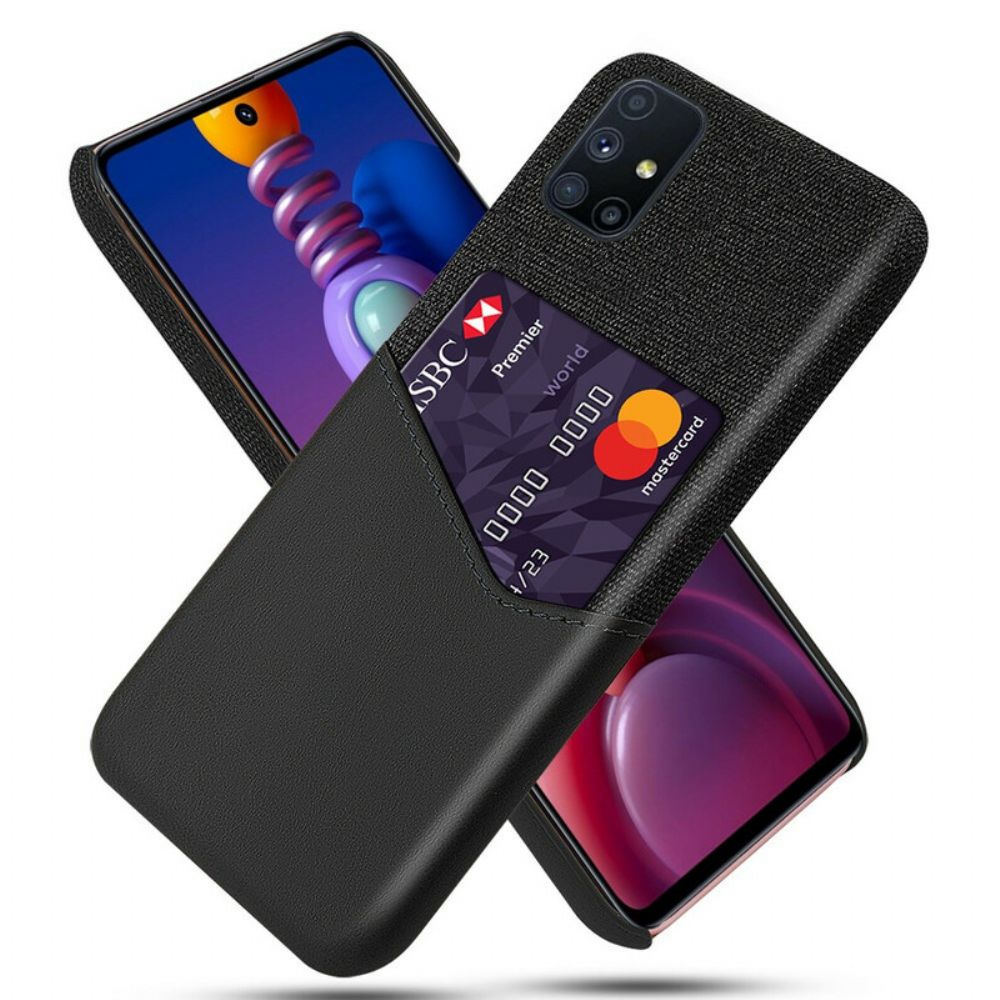 Telefoonhoesje voor Samsung Galaxy M51 Ksq-kaarthouder