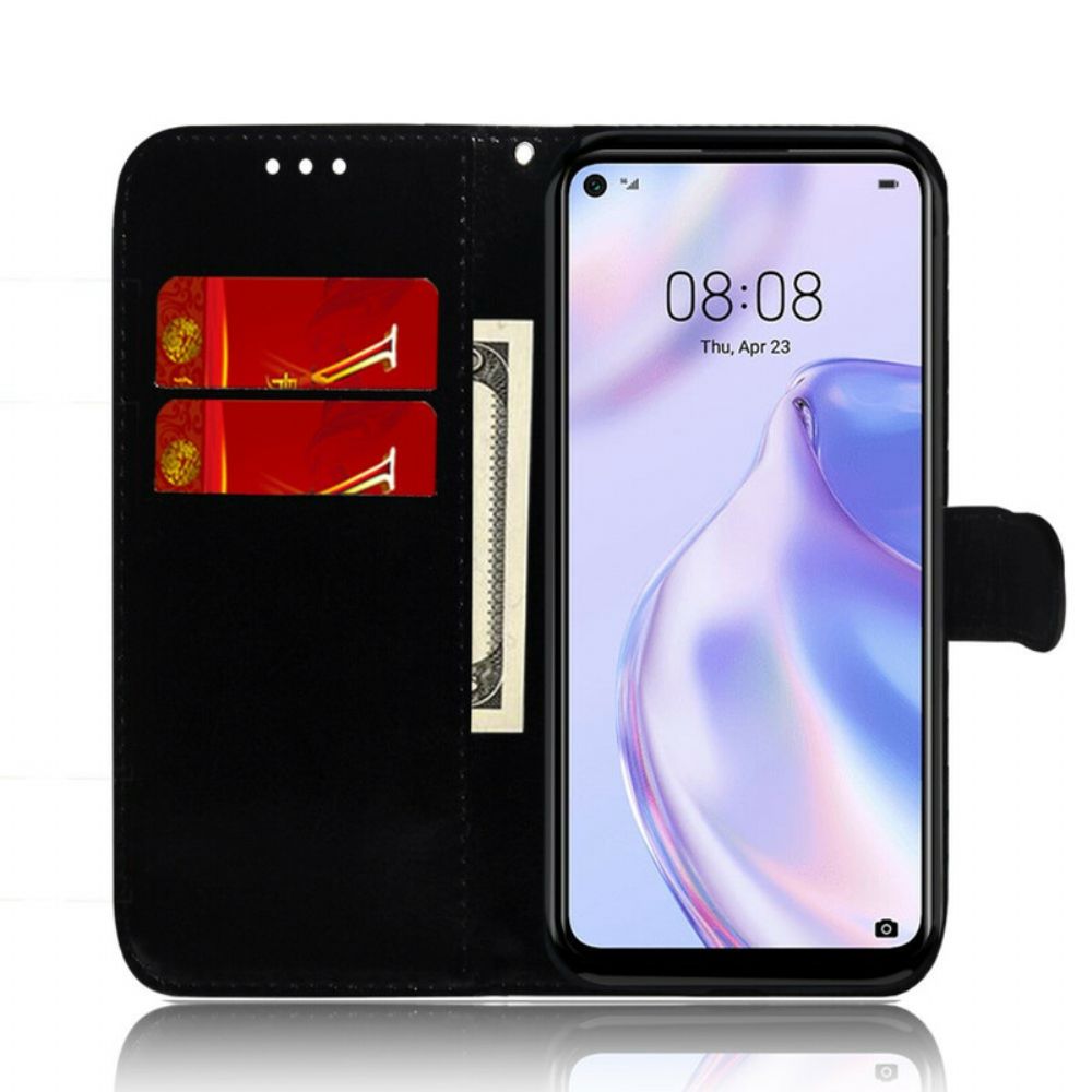 Folio-hoesje voor Huawei P40 Lite 5G Pure Kleur