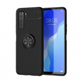Hoesje voor Huawei P40 Lite 5G Draaiende Ring