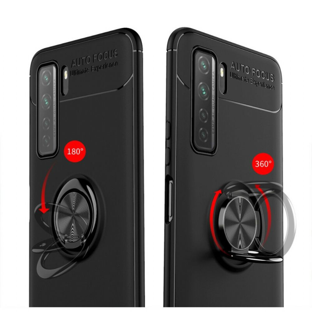 Hoesje voor Huawei P40 Lite 5G Draaiende Ring