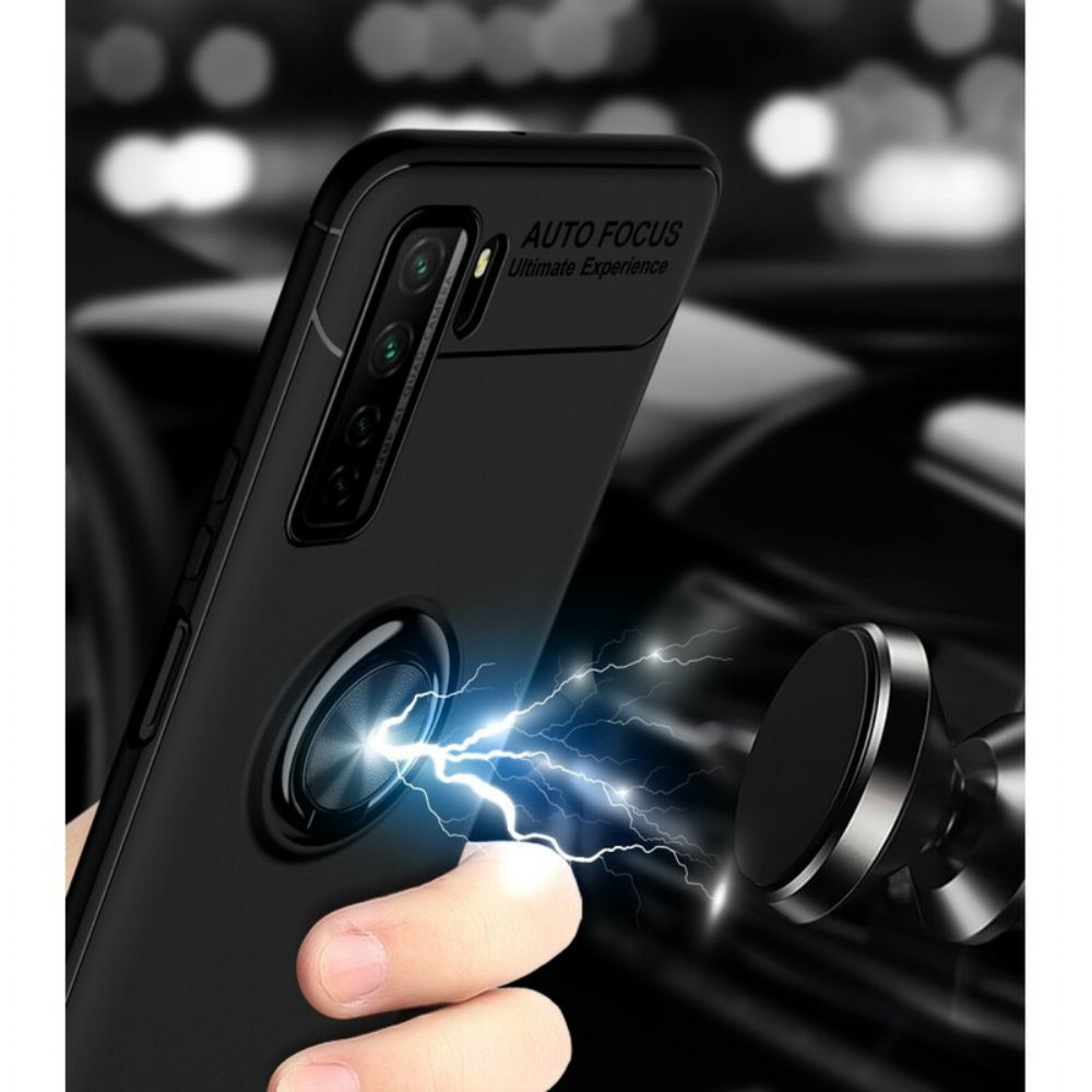 Hoesje voor Huawei P40 Lite 5G Draaiende Ring