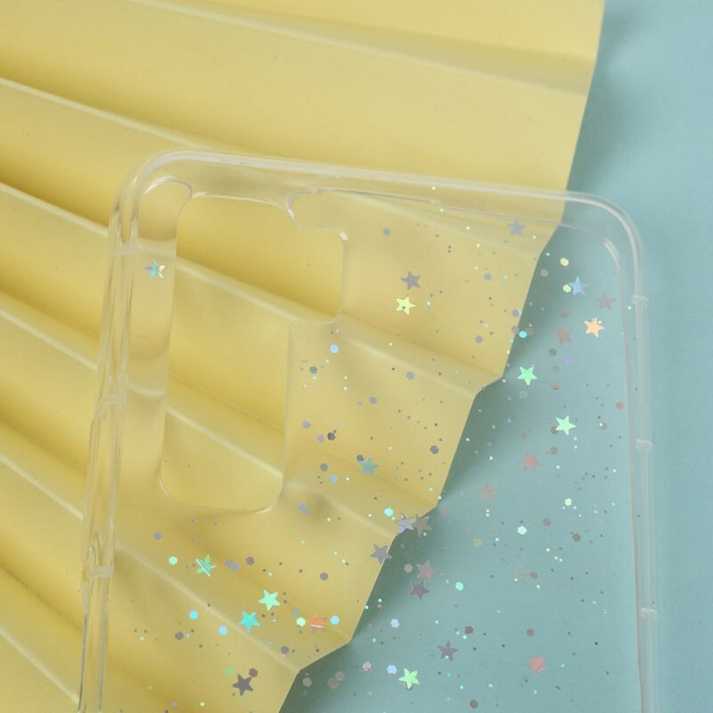 Hoesje voor Huawei P40 Lite 5G Glitterpoeder