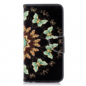 Folio-hoesje voor Huawei Y7 2018 / Honor 7C Vlindermandala
