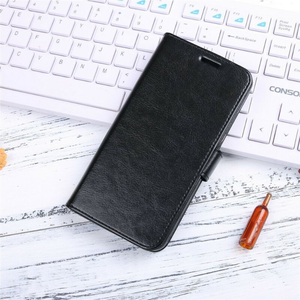Leren Hoesje voor Huawei Y7 2018 / Honor 7C Ledereffect