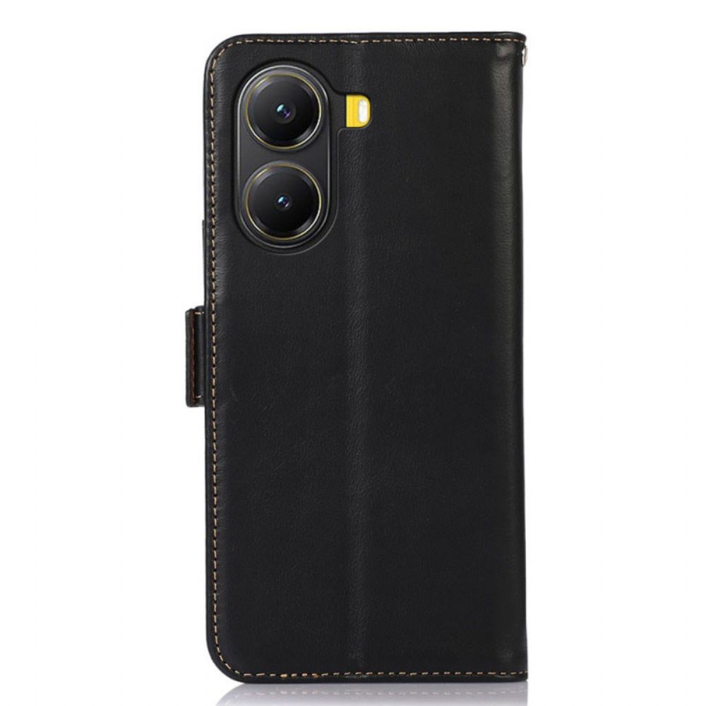 Bescherming Hoesje Poco X7 Pro 5g Rfid-blokkerend Leer