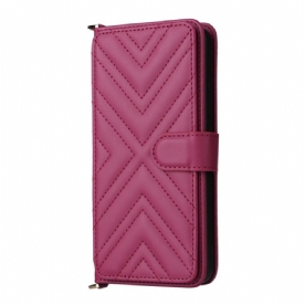 Flip Case Leren Poco X7 Pro 5g Multifunctioneel Gewatteerd