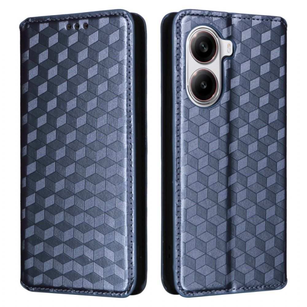 Folio-hoesje Poco X7 Pro 5g 3d-diamanten Bescherming Hoesje
