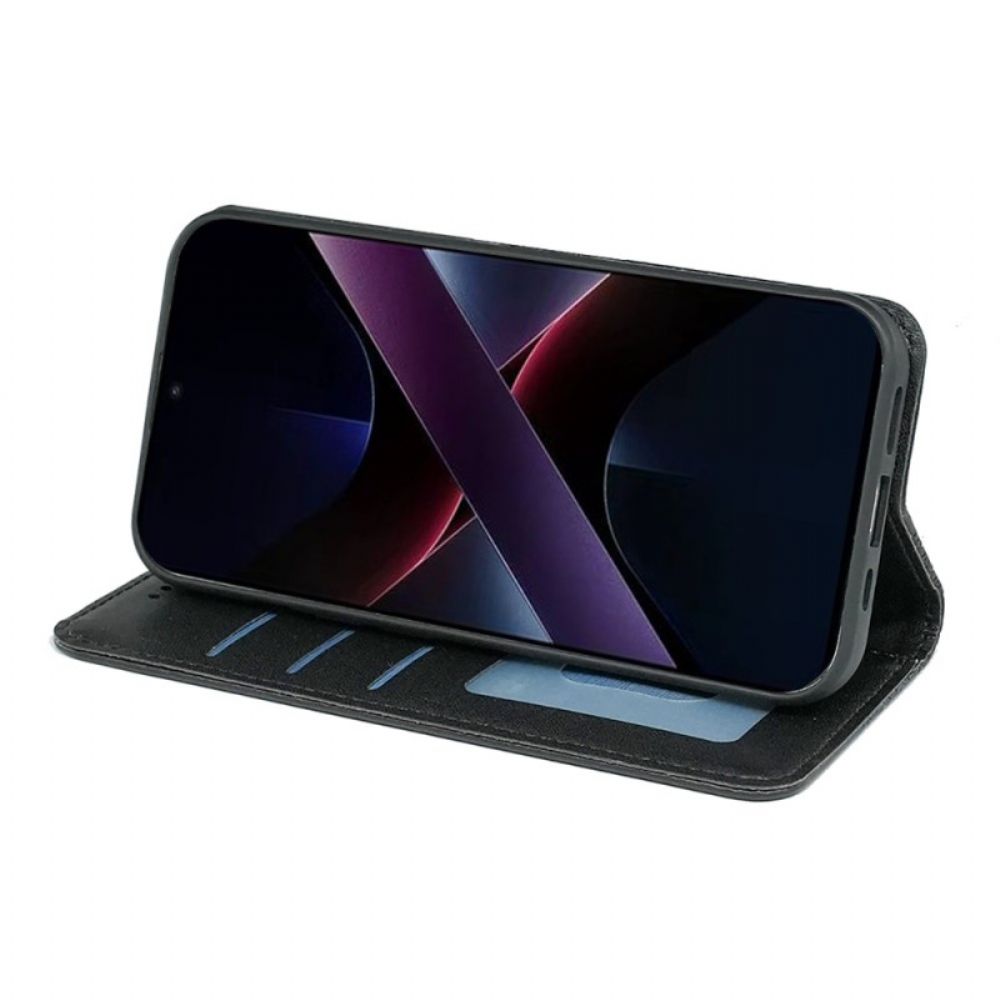 Folio-hoesje Poco X7 Pro 5g Geruit Patroon