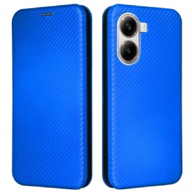 Folio-hoesje Poco X7 Pro 5g Koolstofvezel