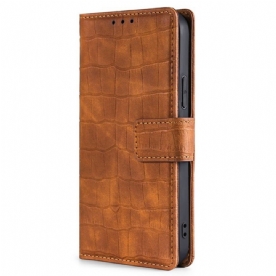 Folio-hoesje Poco X7 Pro 5g Krokodillenprint