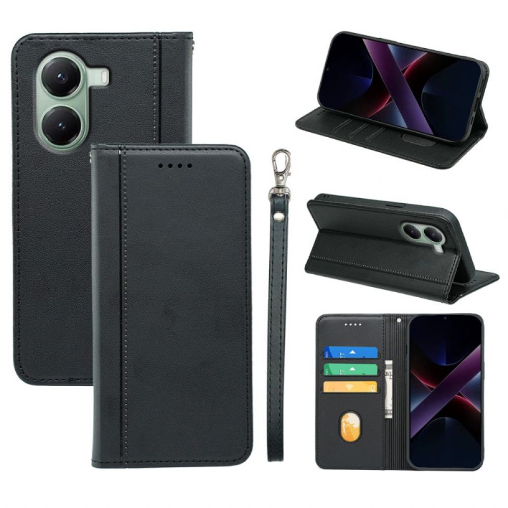 Folio-hoesje Poco X7 Pro 5g Telefoonhoesje Elegantie