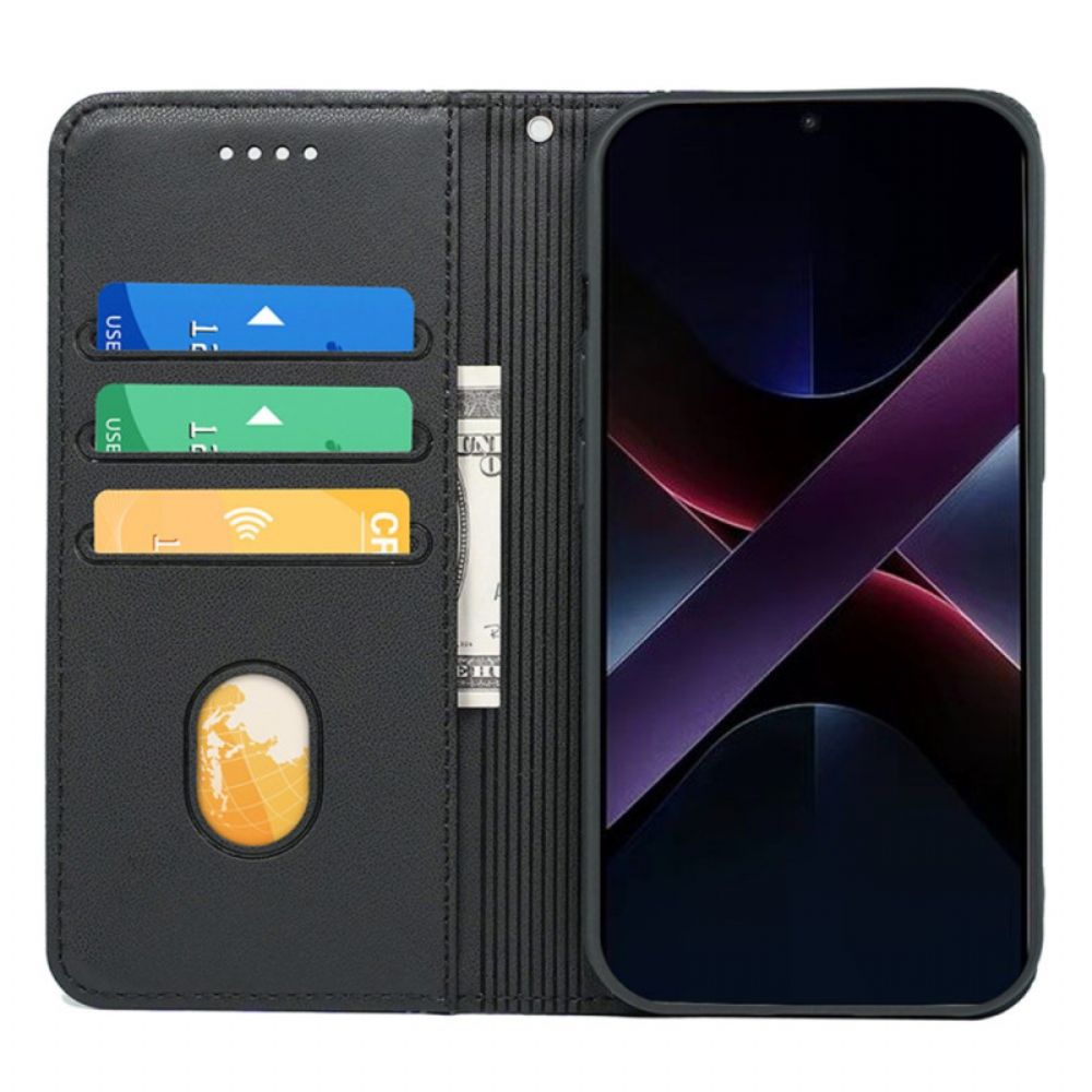 Folio-hoesje Poco X7 Pro 5g Telefoonhoesje Elegantie