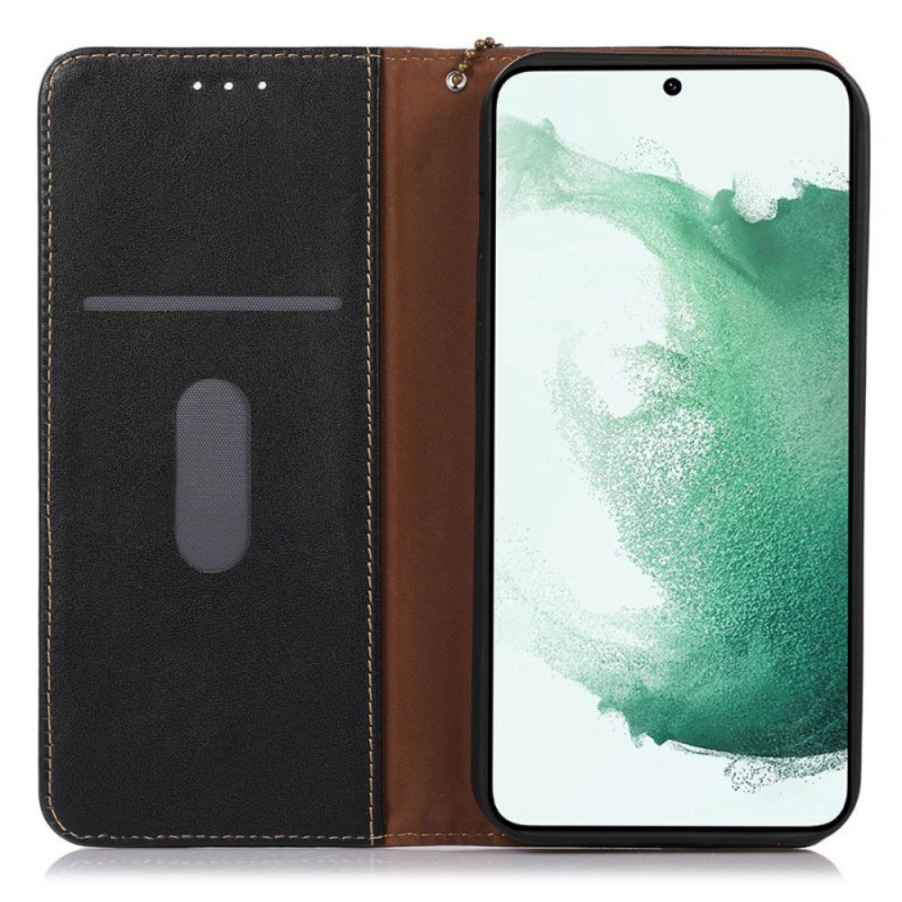 Folio-hoesje Poco X7 Pro 5g Telefoonhoesje Khazneh Leer