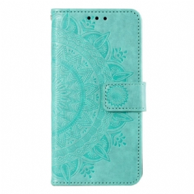 Folio-hoesje Poco X7 Pro 5g Telefoonhoesje Mandala Zon
