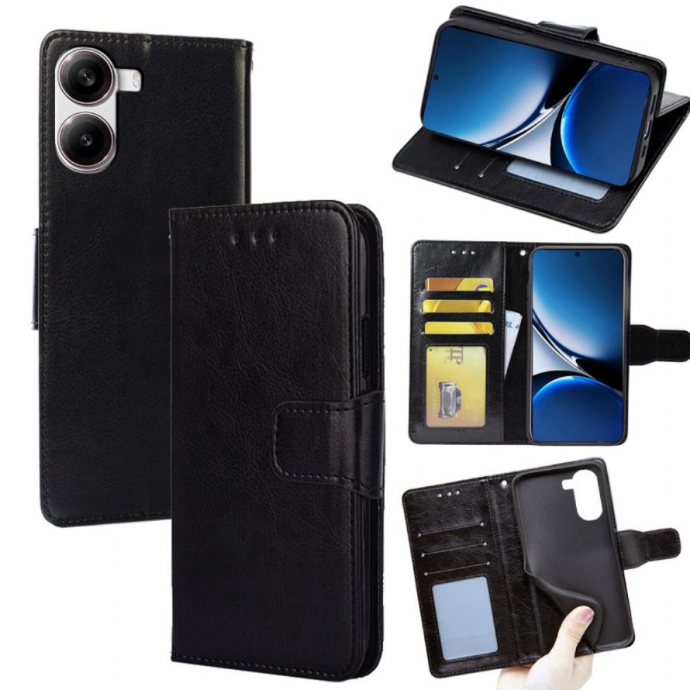 Folio-hoesje Poco X7 Pro 5g Telefoonhoesje Retro Design