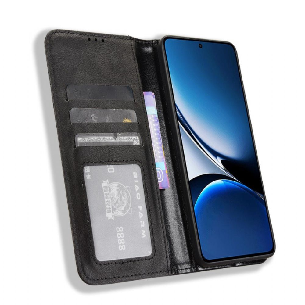 Folio-hoesje Poco X7 Pro 5g Vintage Rand