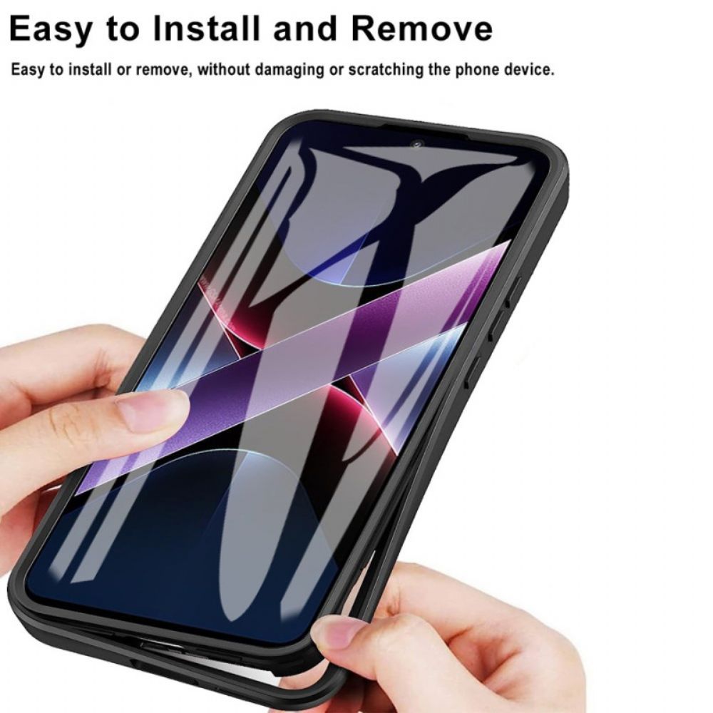 Hoesje Poco X7 Pro 5g 360 Graden Bescherming Bescherming Hoesje