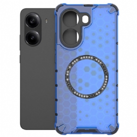 Hoesje Poco X7 Pro 5g Magsafe-compatibel Honingraatstructuur