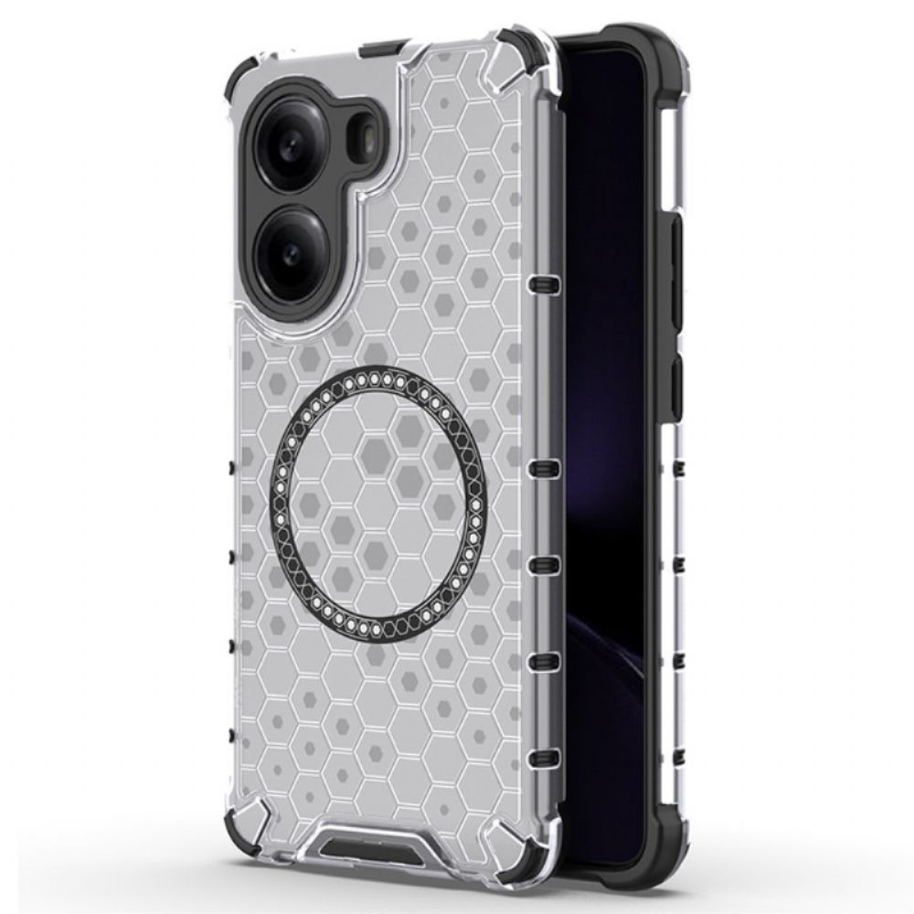 Hoesje Poco X7 Pro 5g Magsafe-compatibel Honingraatstructuur