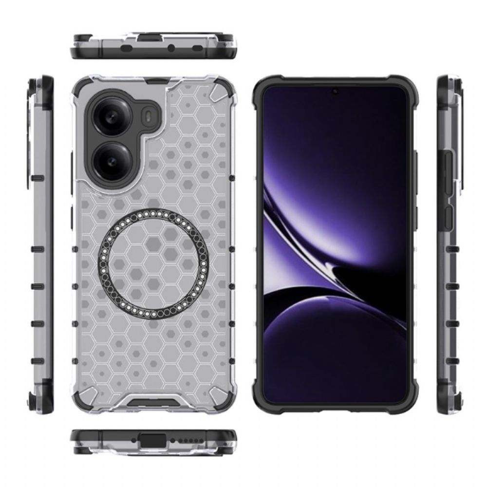 Hoesje Poco X7 Pro 5g Magsafe-compatibel Honingraatstructuur