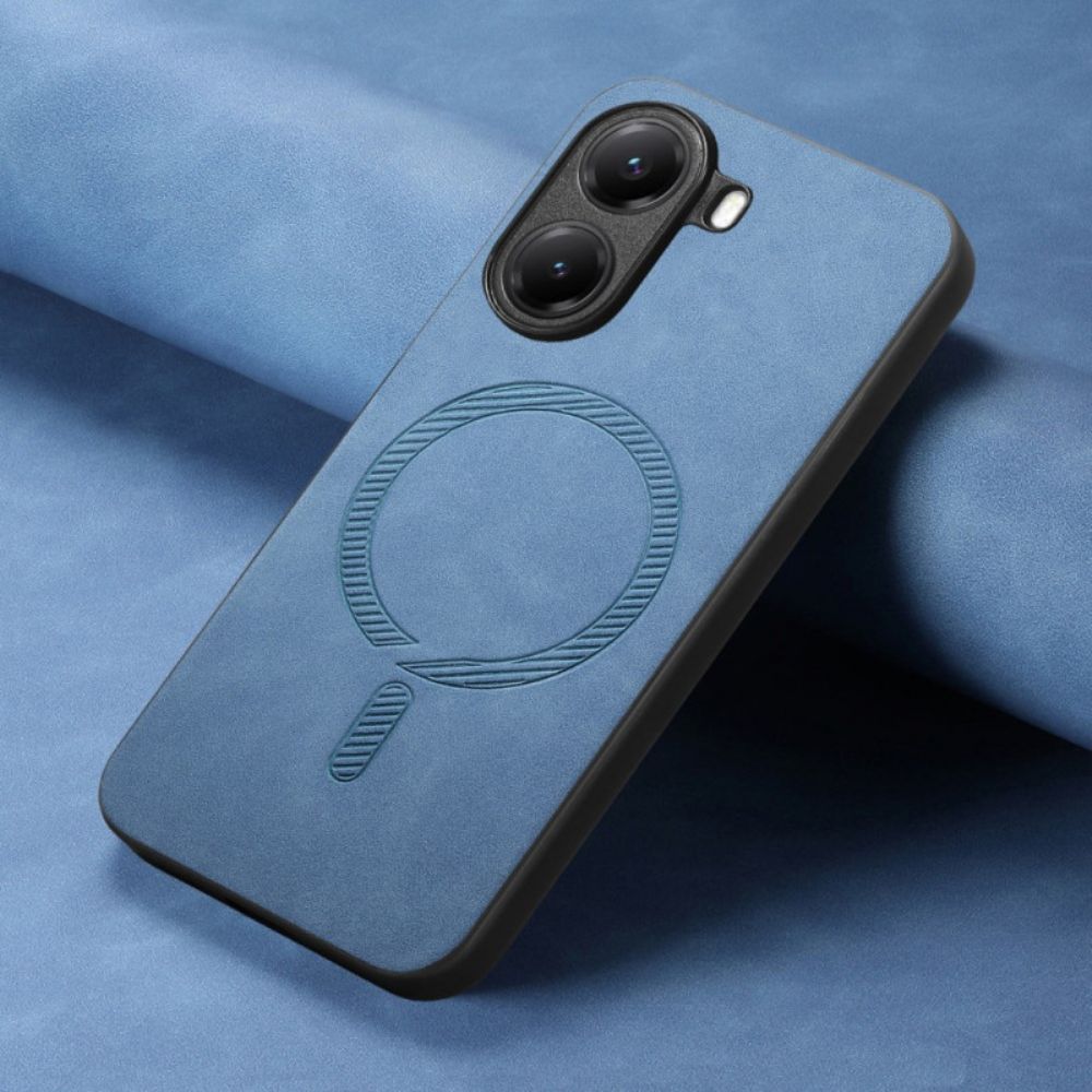 Hoesje Voor Poco X7 Pro 5g Magsafe-compatibel Lederlook