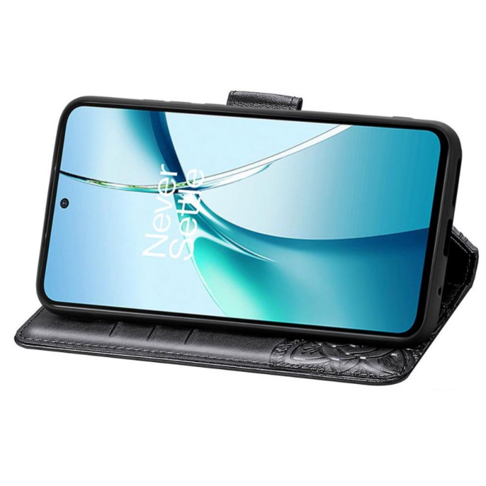 Leren Hoesje Poco X7 Pro 5g Barokke Vlinder Bescherming Hoesje