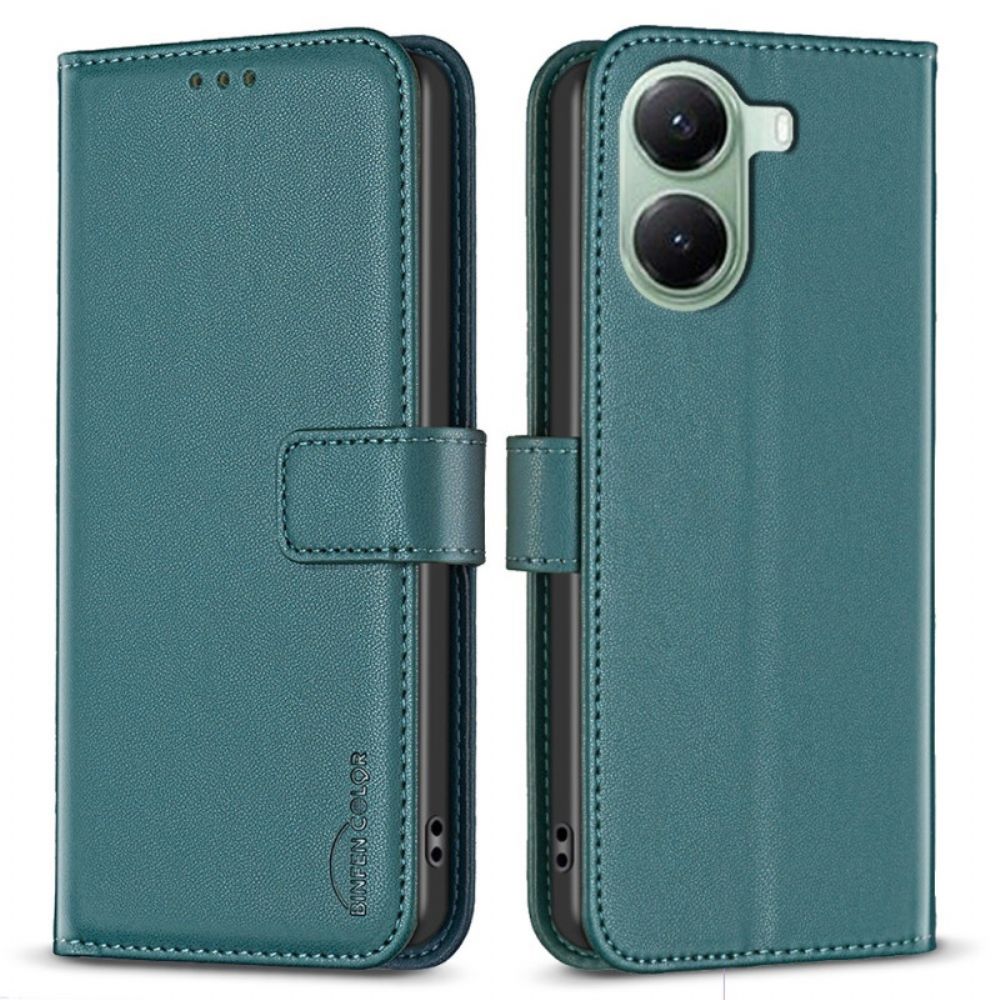 Leren Hoesje Poco X7 Pro 5g Binfen Kleur Bescherming Hoesje