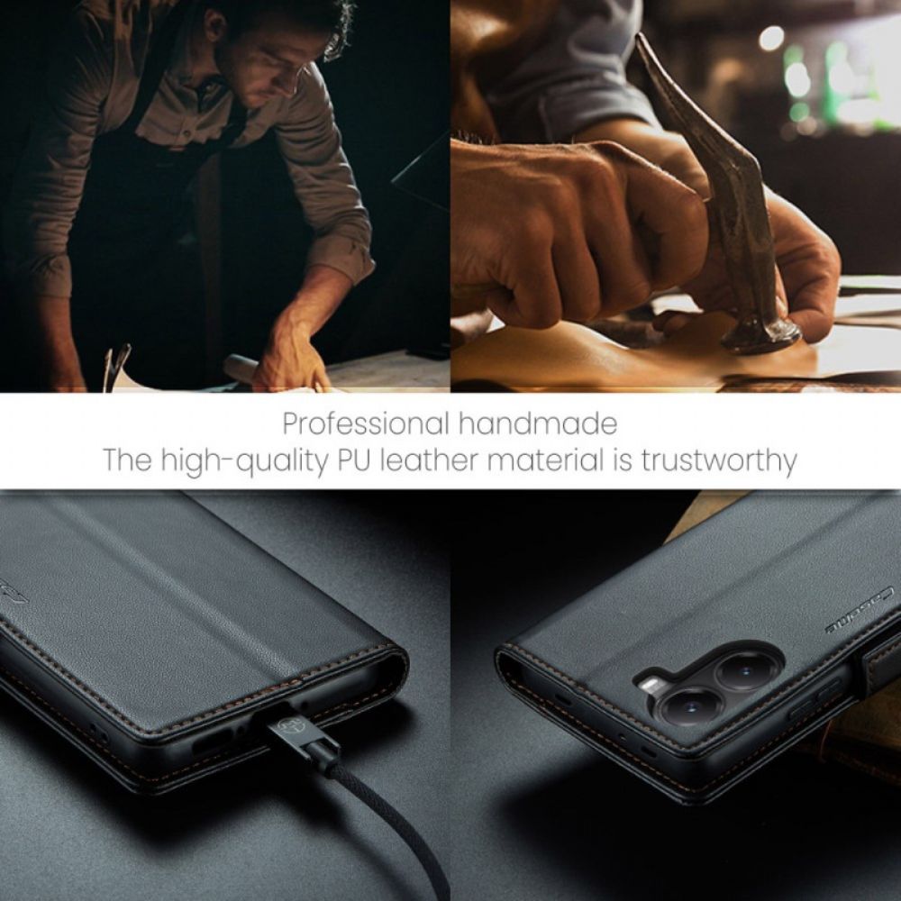 Leren Hoesje Poco X7 Pro 5g Caseme Bescherming Hoesje