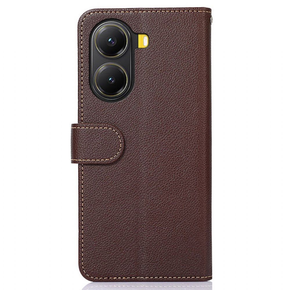 Leren Hoesje Poco X7 Pro 5g Tweekleurig Khazneh Bescherming Hoesje