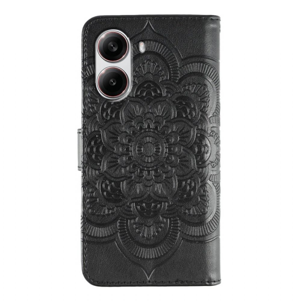 Leren Hoesje Voor Poco X7 Pro 5g Mandala-print