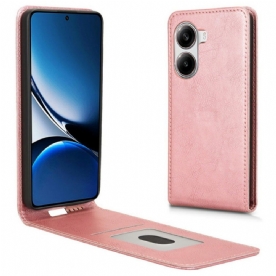 Leren Hoesje Voor Poco X7 Pro 5g Ontwerp Met Verticale Klep