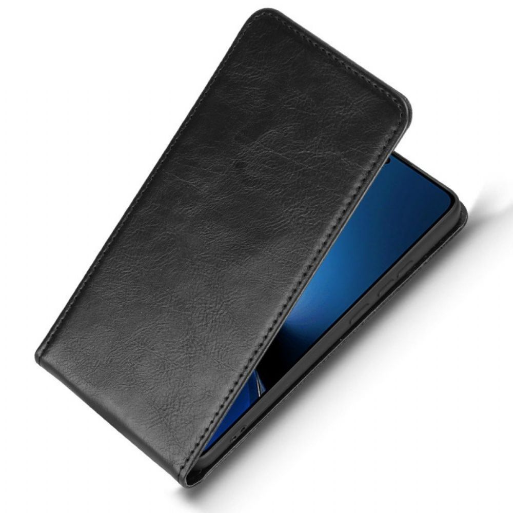 Leren Hoesje Voor Poco X7 Pro 5g Ontwerp Met Verticale Klep