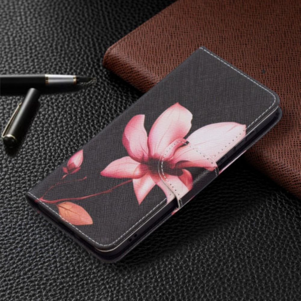 Folio-hoesje voor Huawei P50 Roze Bloem