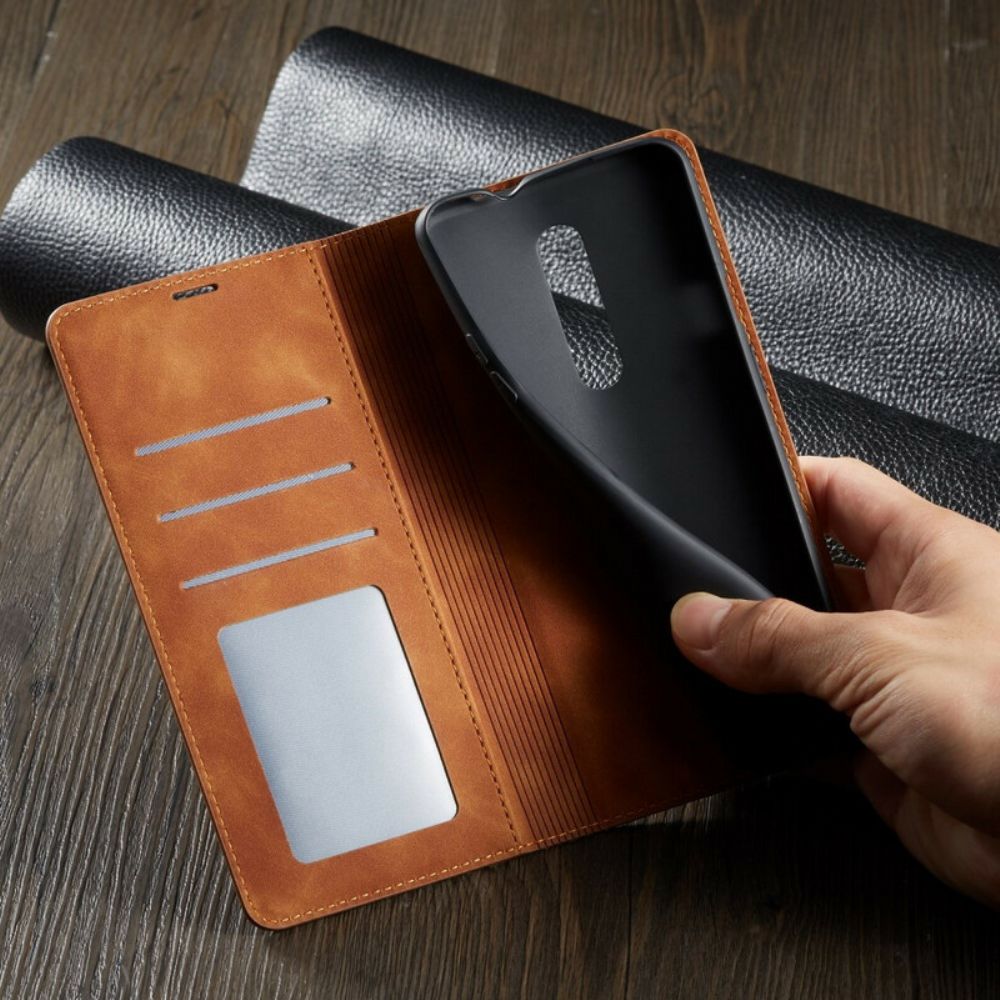 Bescherming Hoesje voor OnePlus 7 Folio-hoesje Lederen Effect Forwenw