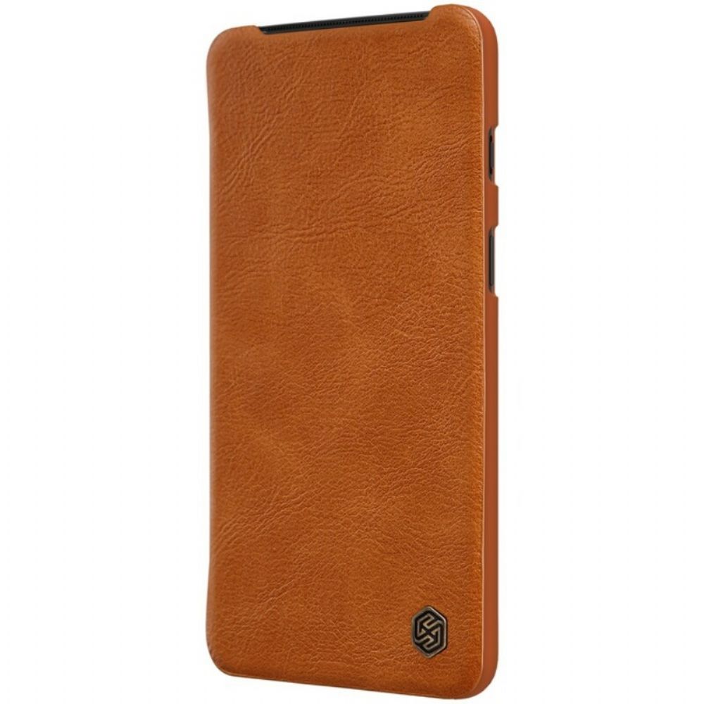 Bescherming Hoesje voor OnePlus 7 Folio-hoesje Nillkin Qin-serie