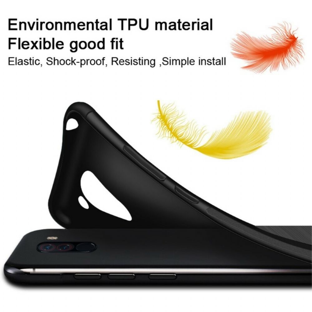 Hoesje voor OnePlus 7 Imak Geborstelde Koolstofvezel