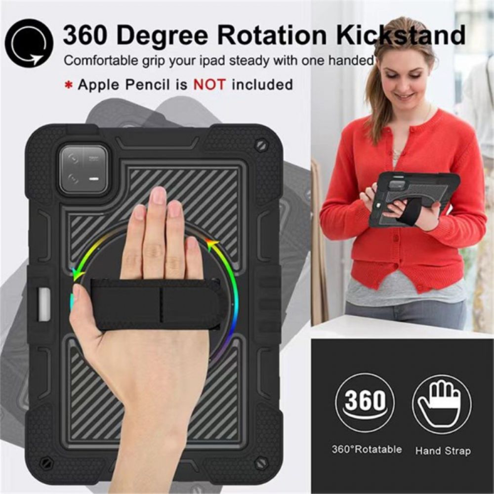 Cover Hoesje Xiaomi Pad 6 Telefoonhoesje Ultra-resistent Met Schouderriem