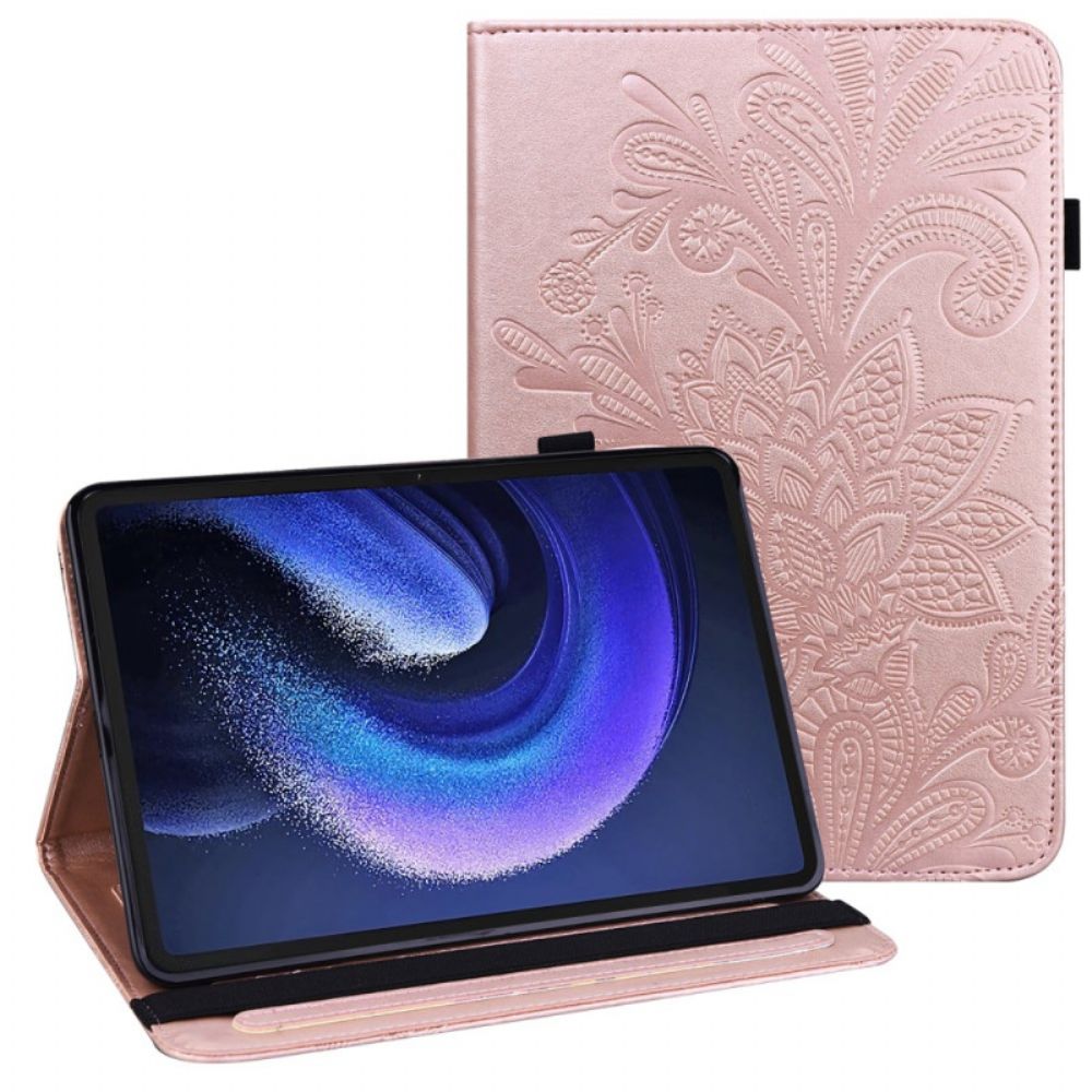 Cover Xiaomi Pad 6 Bloemenpatroon Bescherming Hoesje