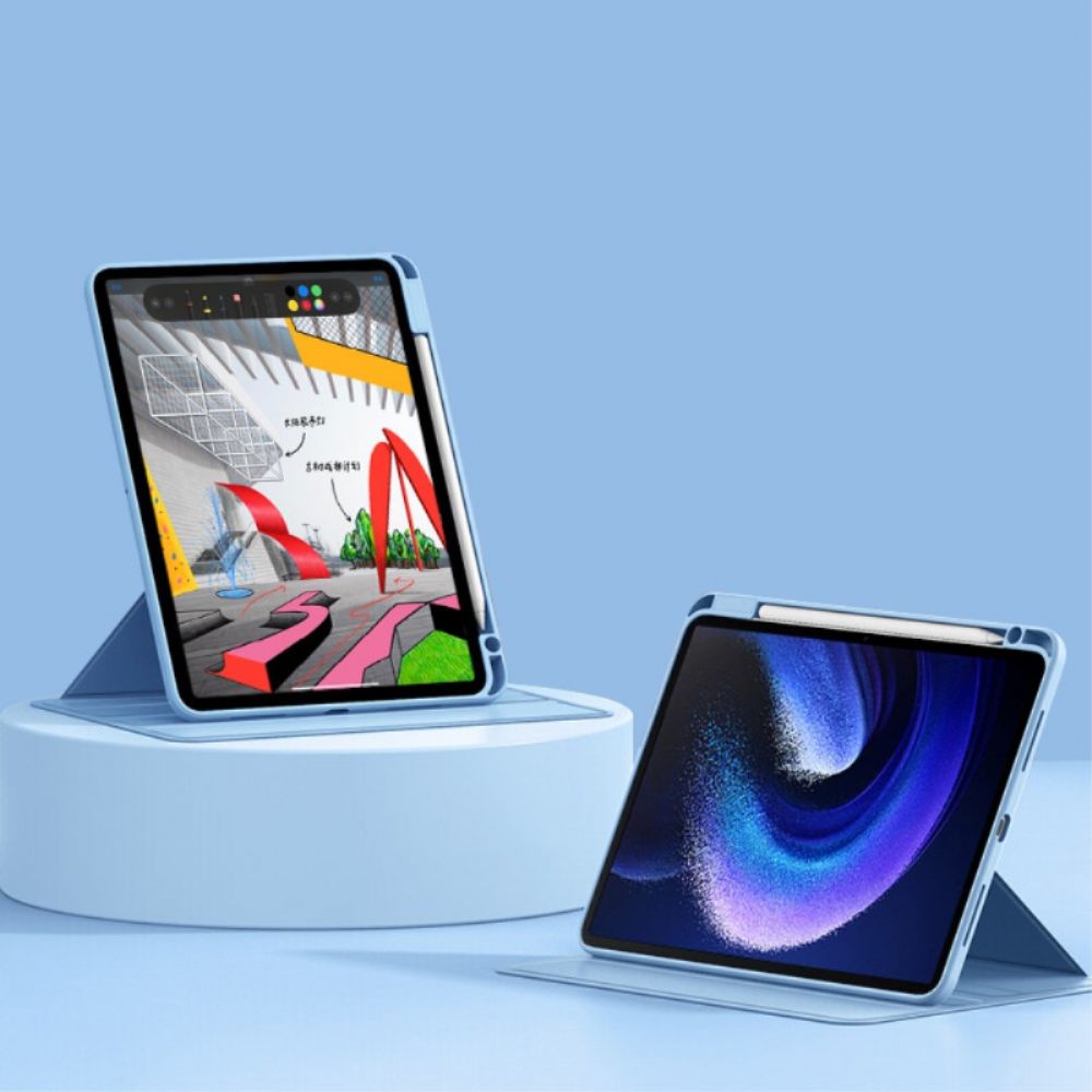 Cover Xiaomi Pad 6 Draaibare Kunstleren Houder Bescherming Hoesje