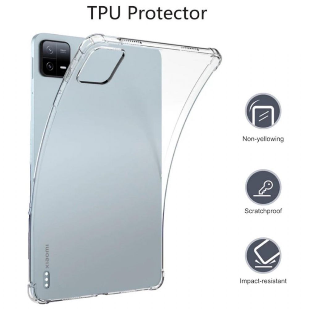 Hoesje Xiaomi Pad 6 Transparante Screenprotector Van Gehard Glas