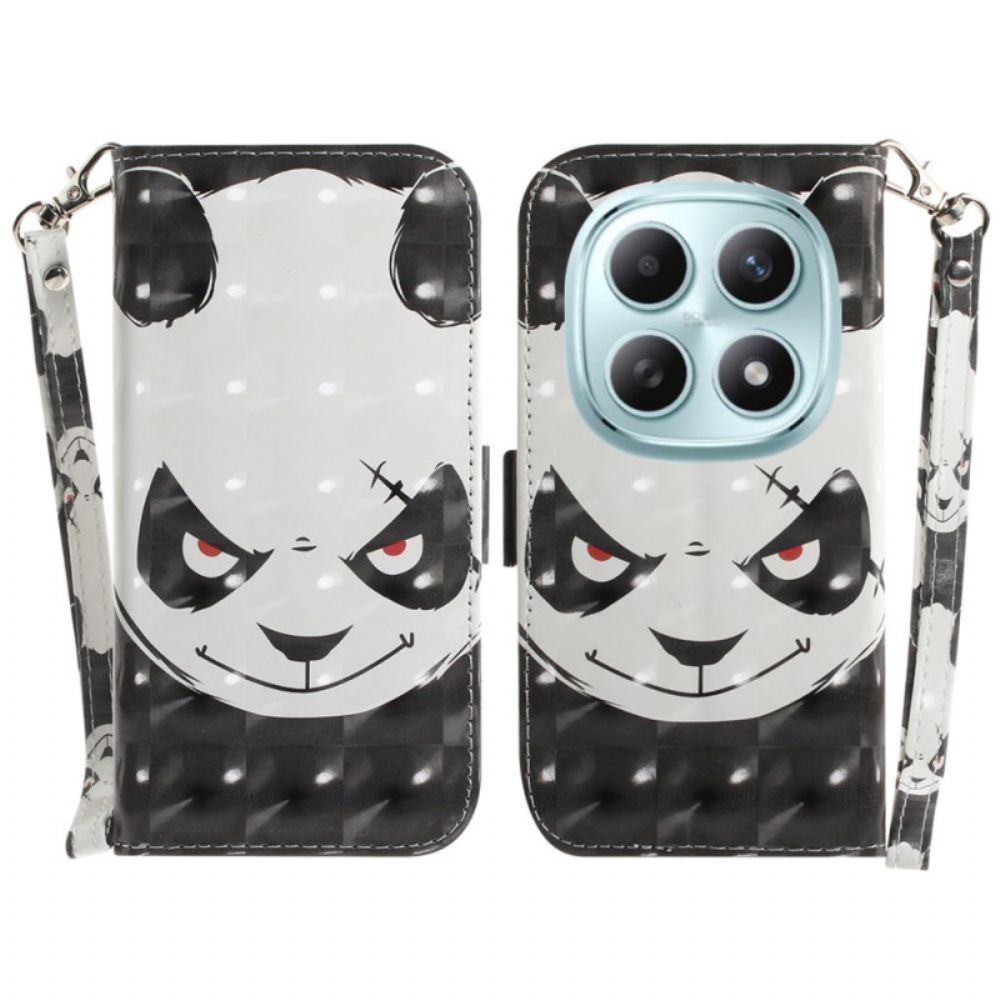 Bescherming Hoesje Xiaomi Redmi Note 15 5g Boze Panda Met Koord