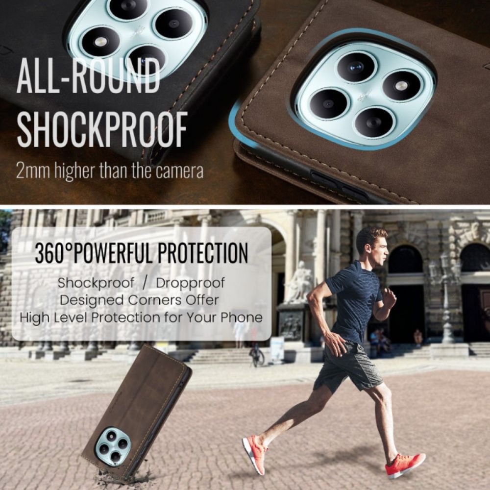 Flip Case Leren Xiaomi Redmi Note 15 5g Caseme