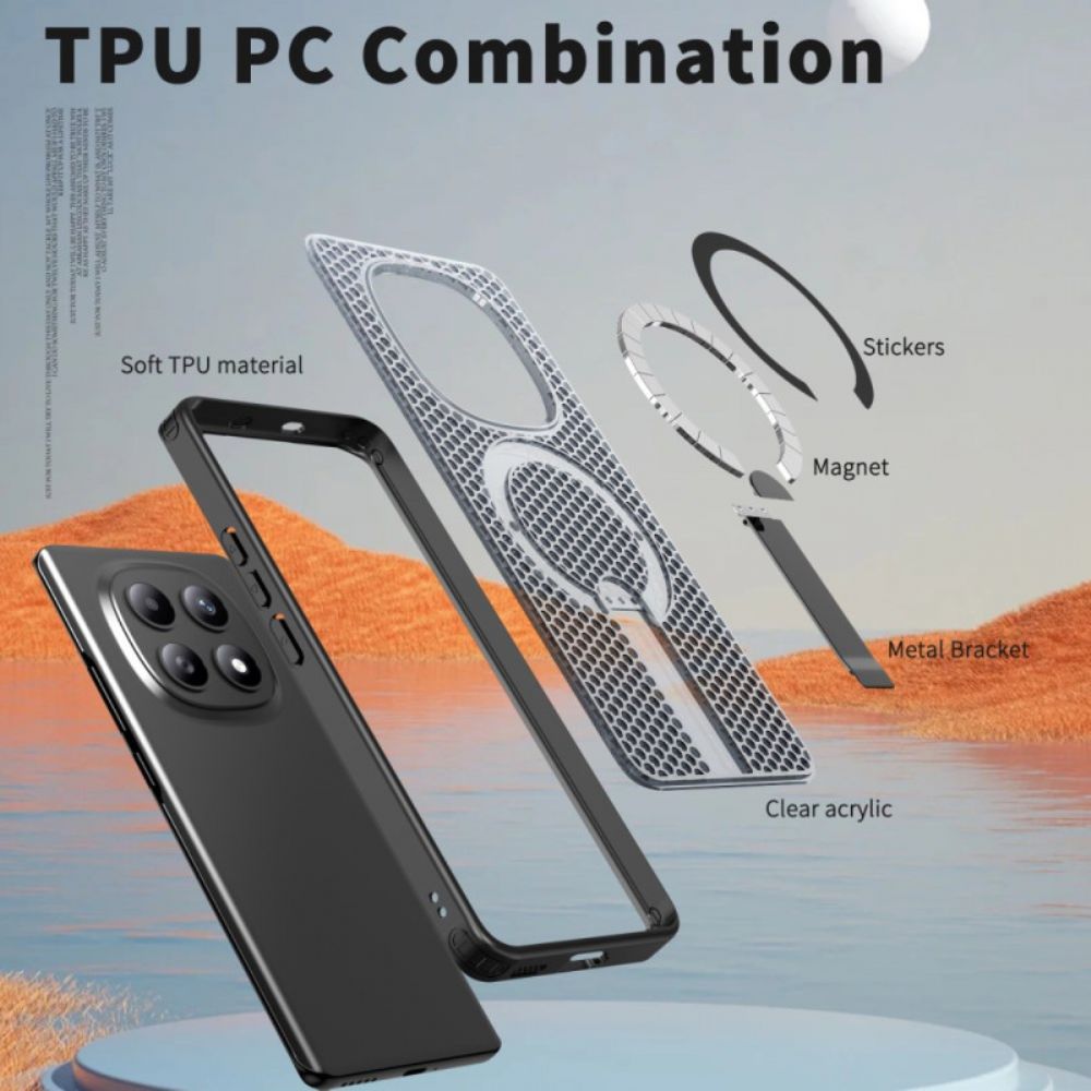 Flip Case Leren Xiaomi Redmi Note 15 5g Rastertextuur