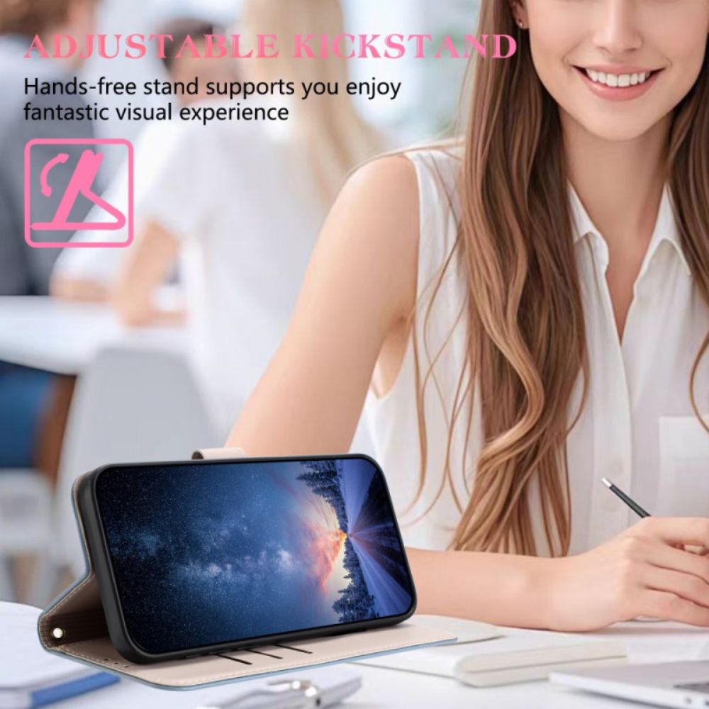 Folio-hoesje Xiaomi Redmi Note 15 5g Decoratieve Knoop