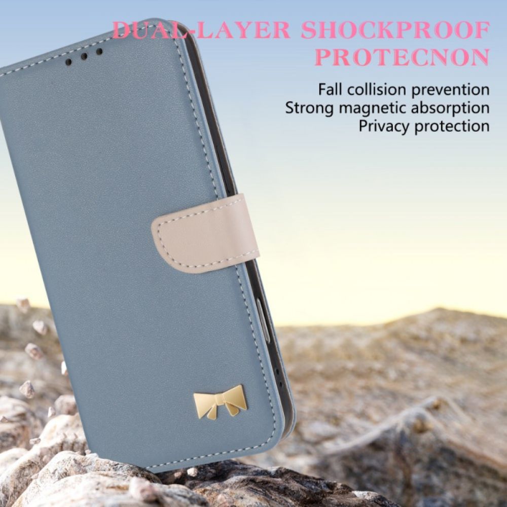 Folio-hoesje Xiaomi Redmi Note 15 5g Decoratieve Knoop