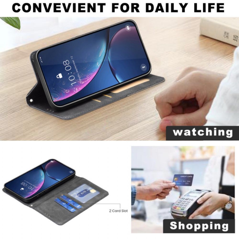 Folio-hoesje Xiaomi Redmi Note 15 5g Geometrisch Patroon Bescherming Hoesje