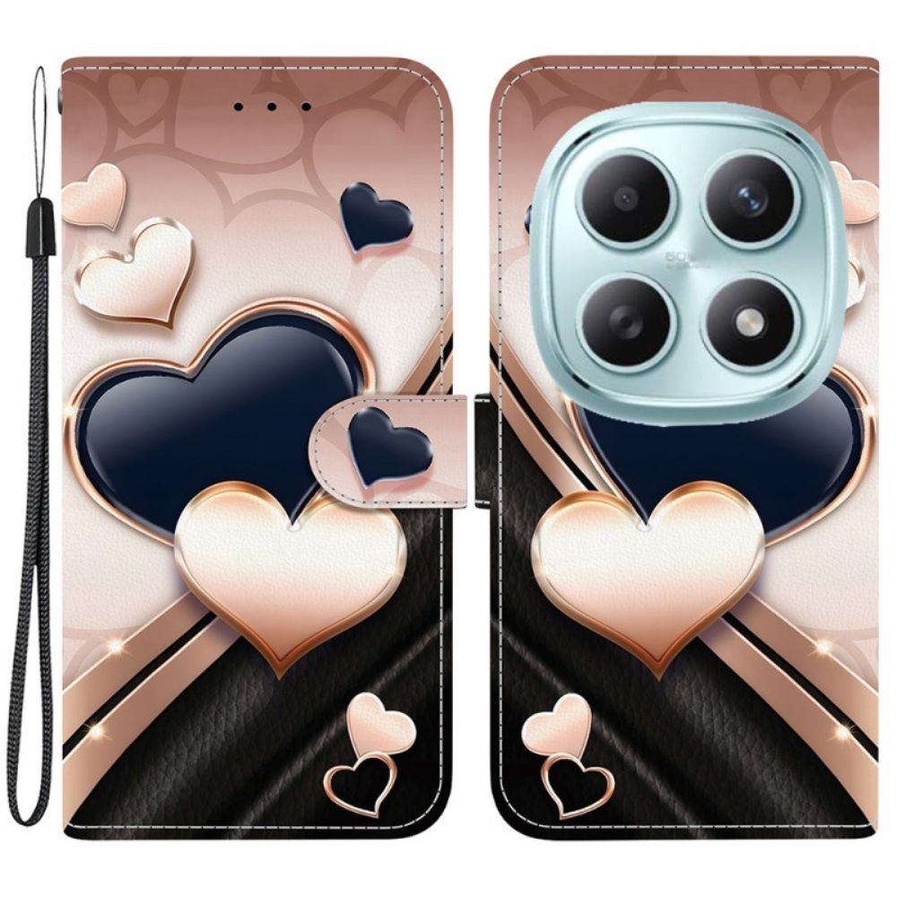 Folio-hoesje Xiaomi Redmi Note 15 5g Liefdespatroon