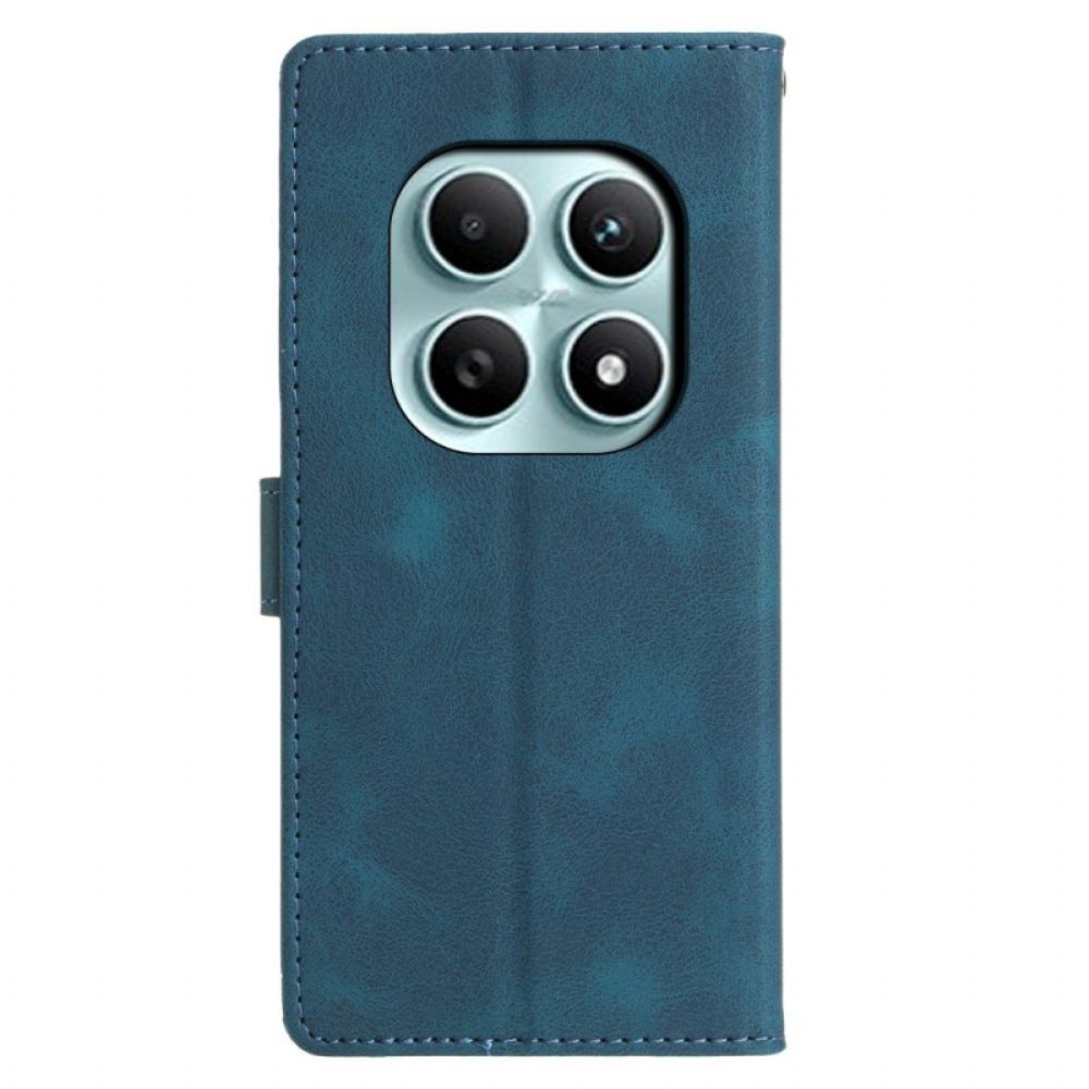 Folio-hoesje Xiaomi Redmi Note 15 5g Telefoonhoesje Driehoekspatroon