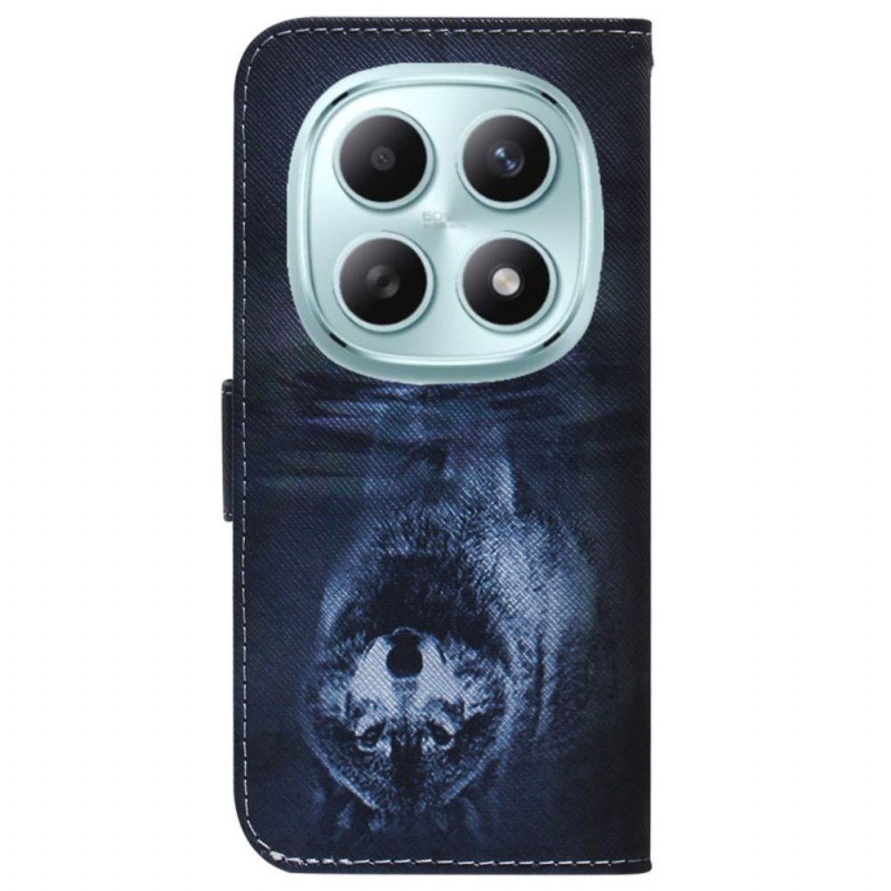 Folio-hoesje Xiaomi Redmi Note 15 5g Telefoonhoesje Droom Van Een Puppy